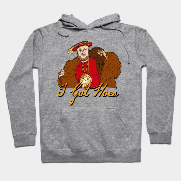 Henry VIII Hoodie by nickcocozza